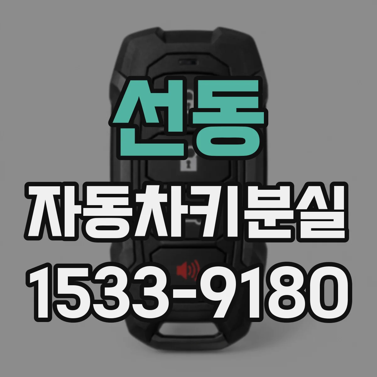 선동 자동차키분실