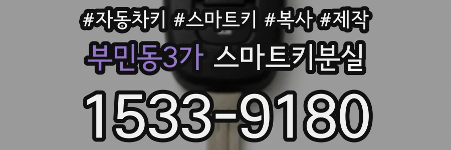 부민동3가 스마트키분실