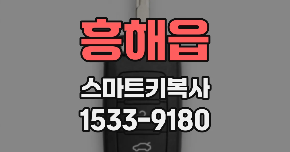 흥해읍 스마트키복사
