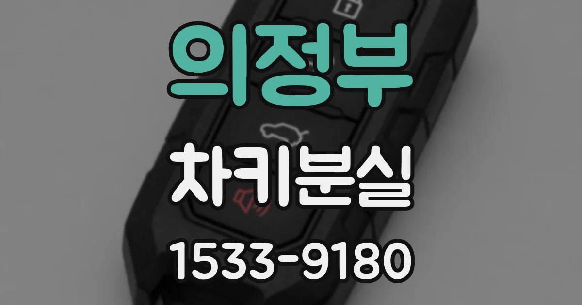의정부 차키분실