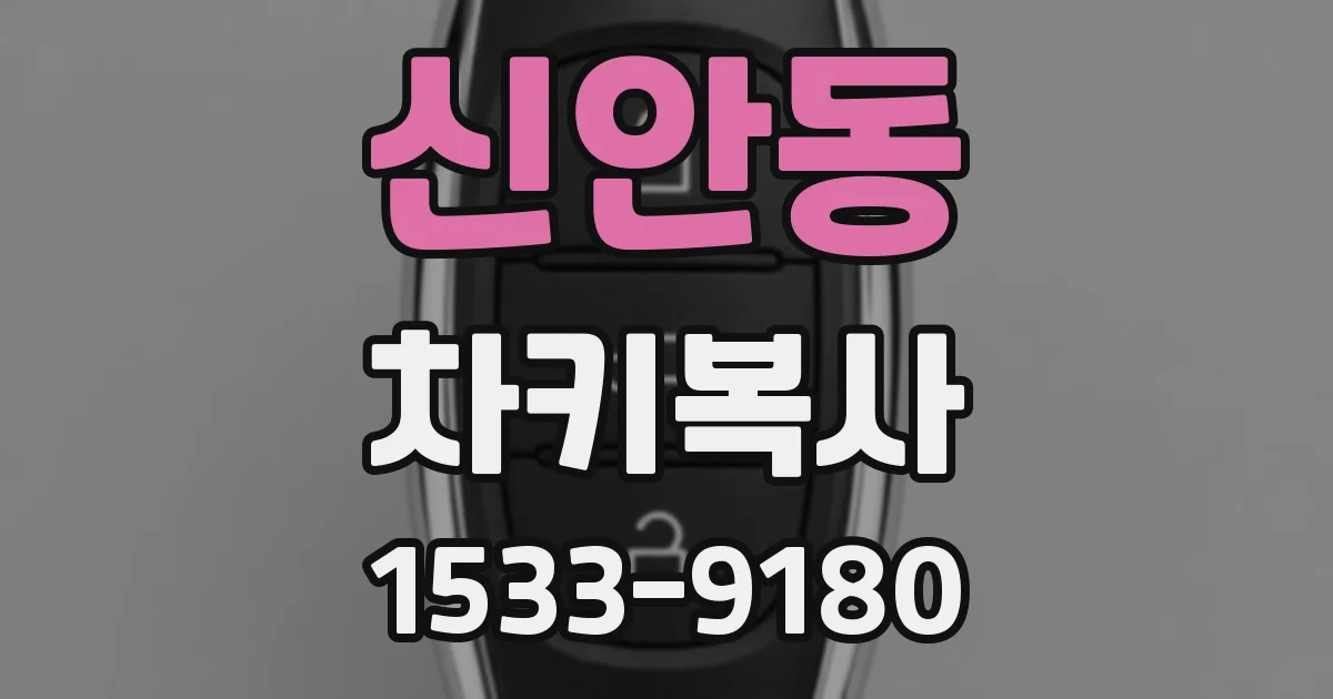 신안동 차키복사