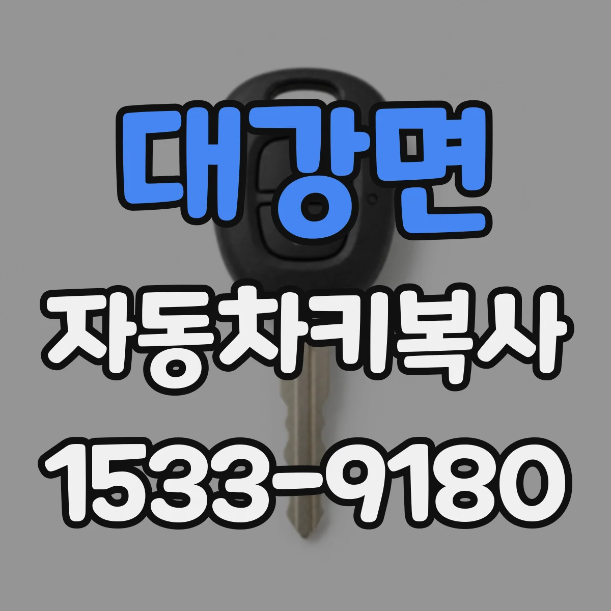 대강면 자동차키복사