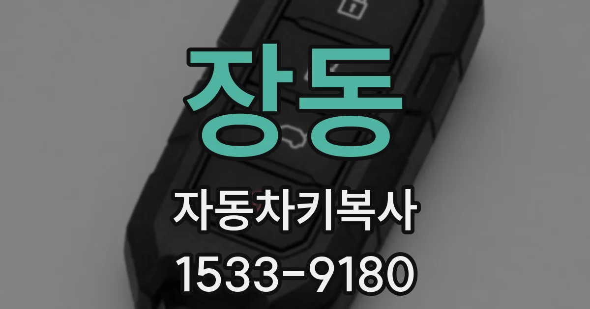 장동 자동차키복사