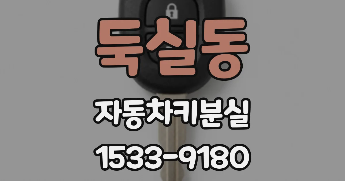둑실동 자동차키분실