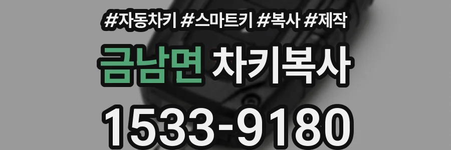 금남면 차키복사