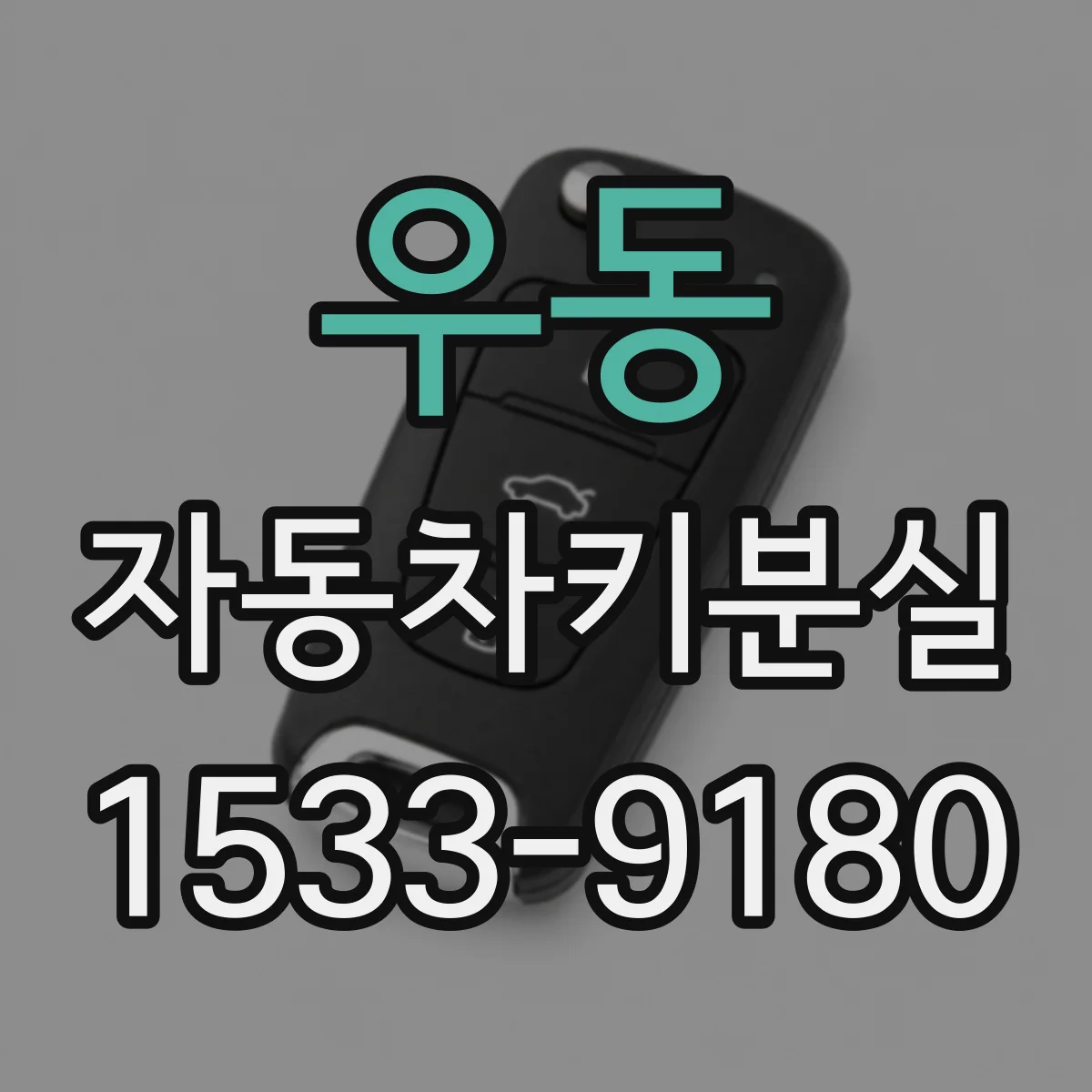 우동 자동차키분실