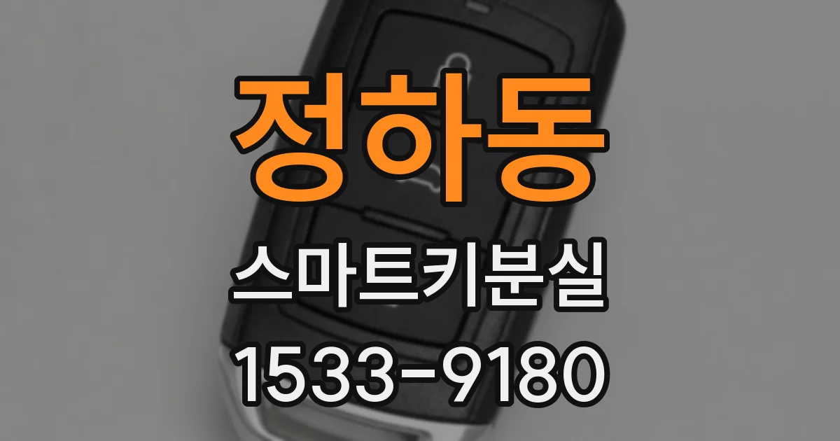 정하동 스마트키분실