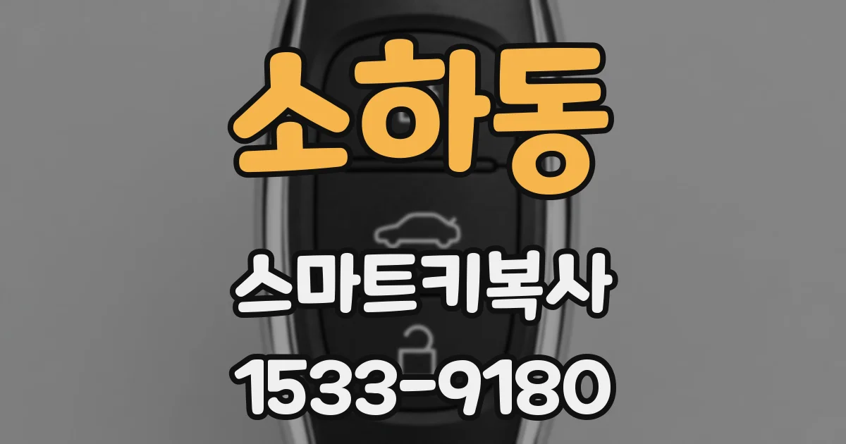 소하동 스마트키복사