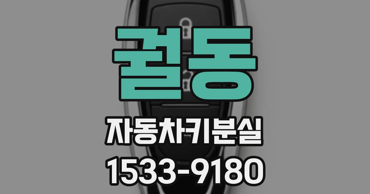 궐동 자동차키분실