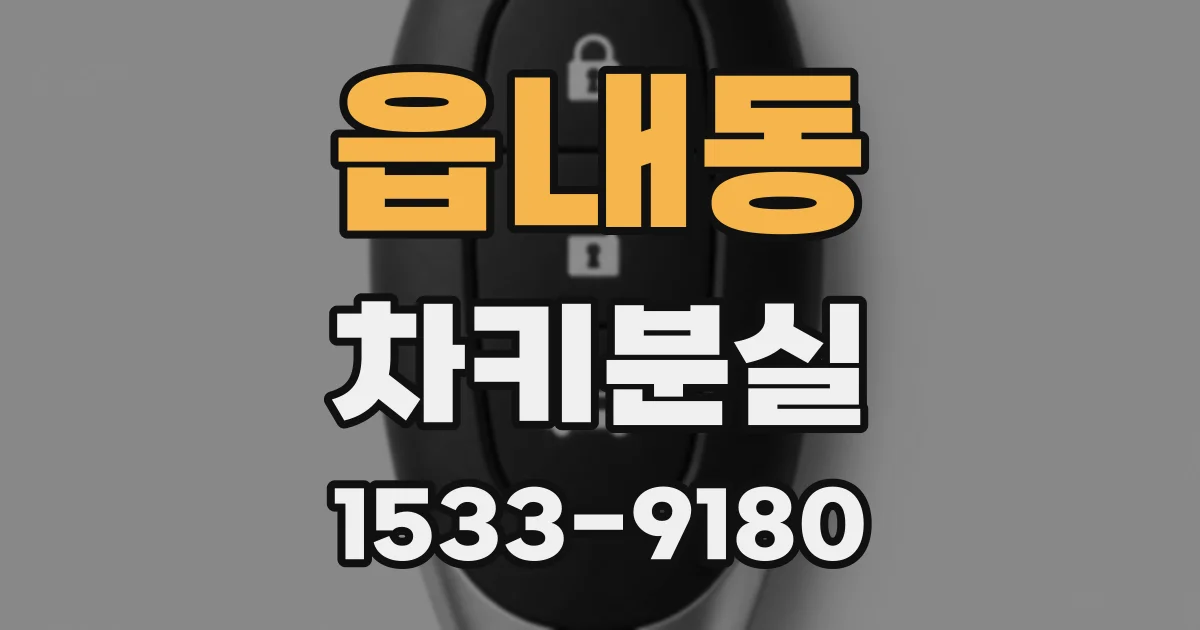 읍내동 차키분실