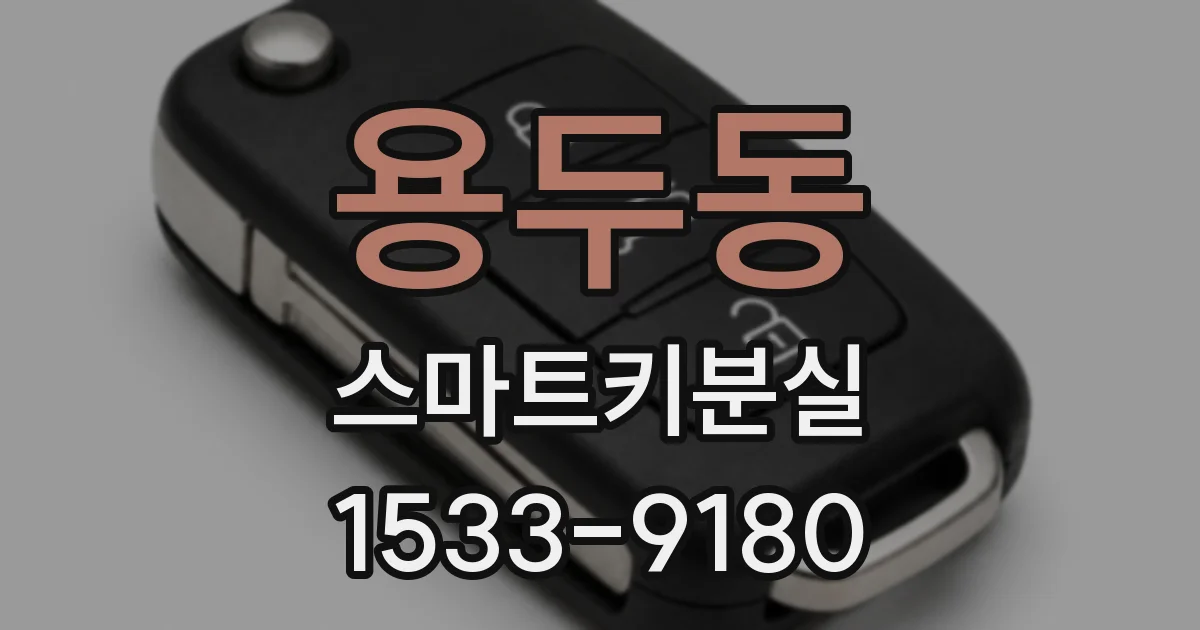용두동 스마트키분실