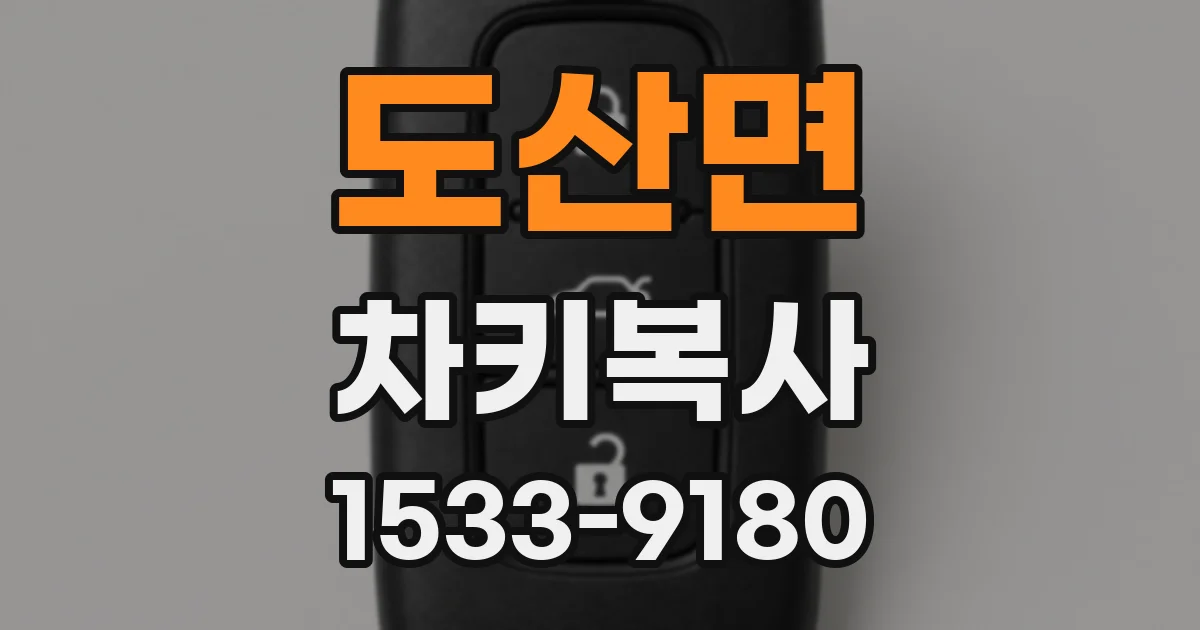 도산면 차키복사