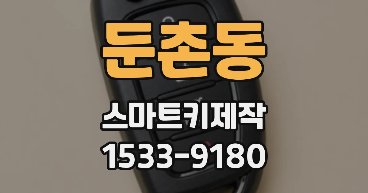 둔촌동 스마트키제작