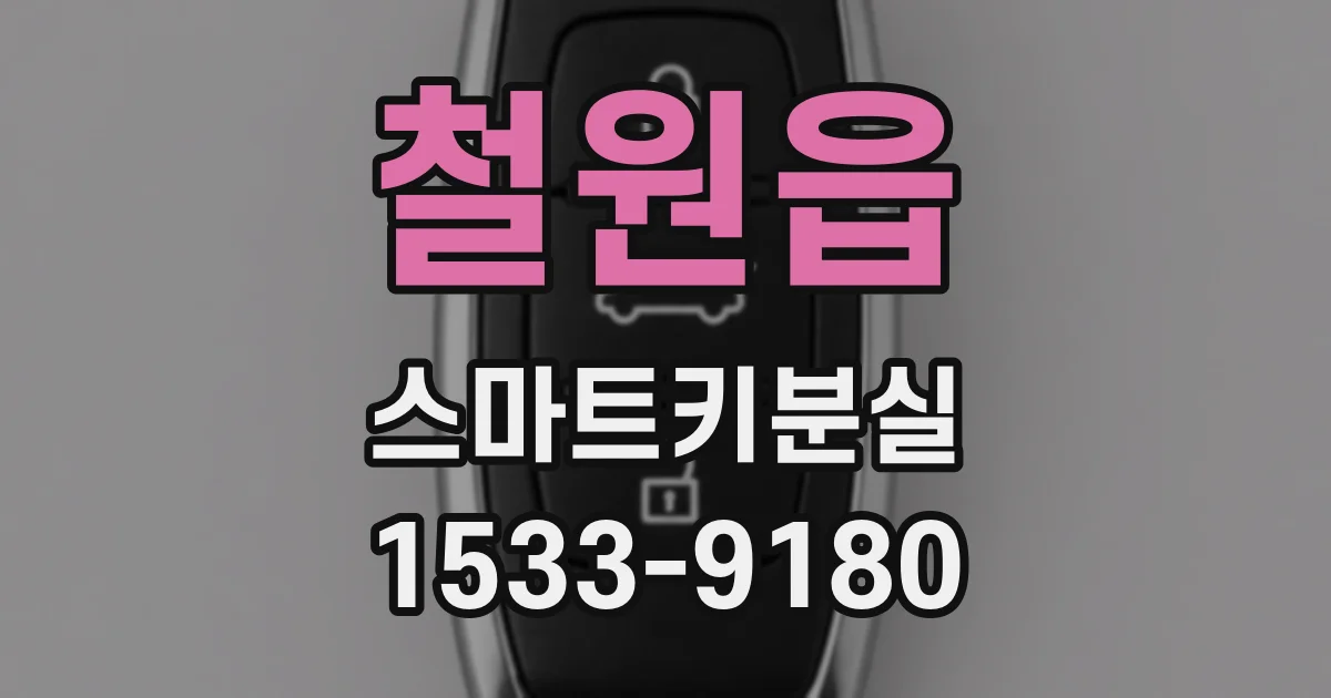 철원읍 스마트키분실