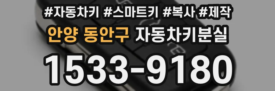 안양 동안구 자동차키분실