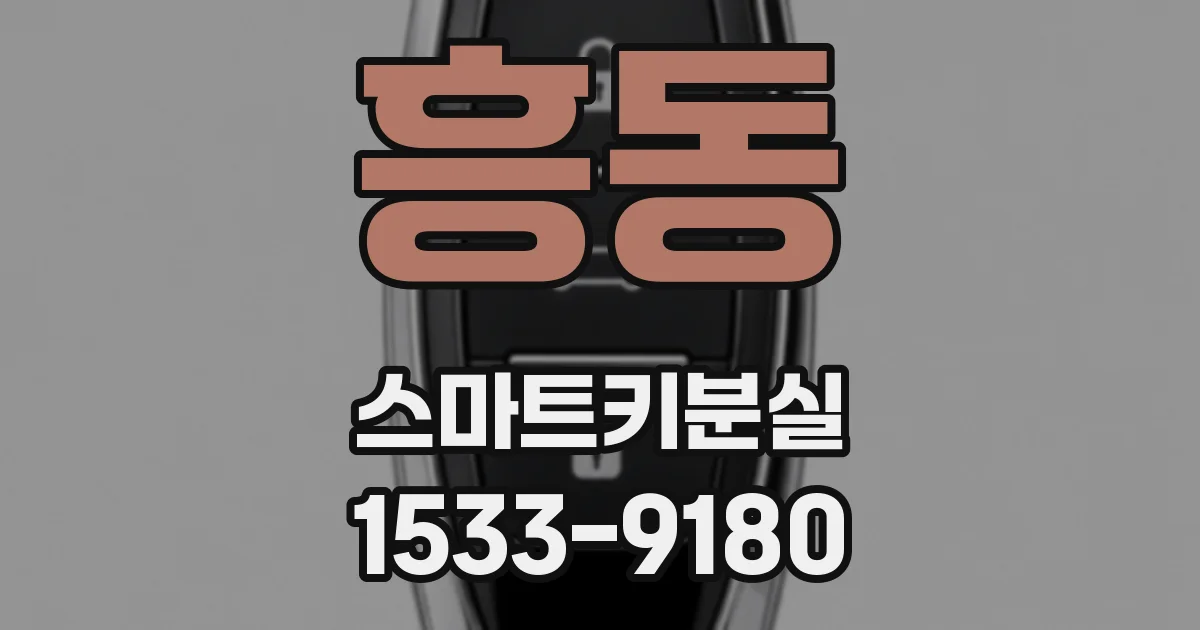 흥동 스마트키분실