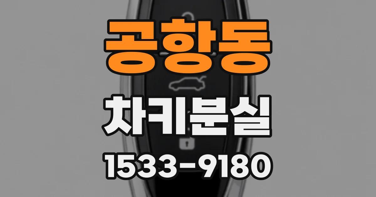 공항동 차키분실