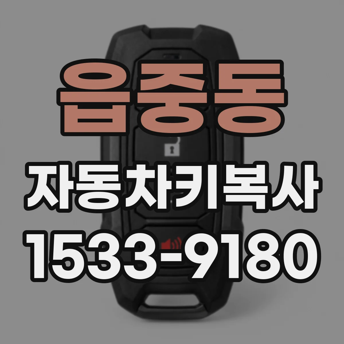 읍중동 자동차키복사