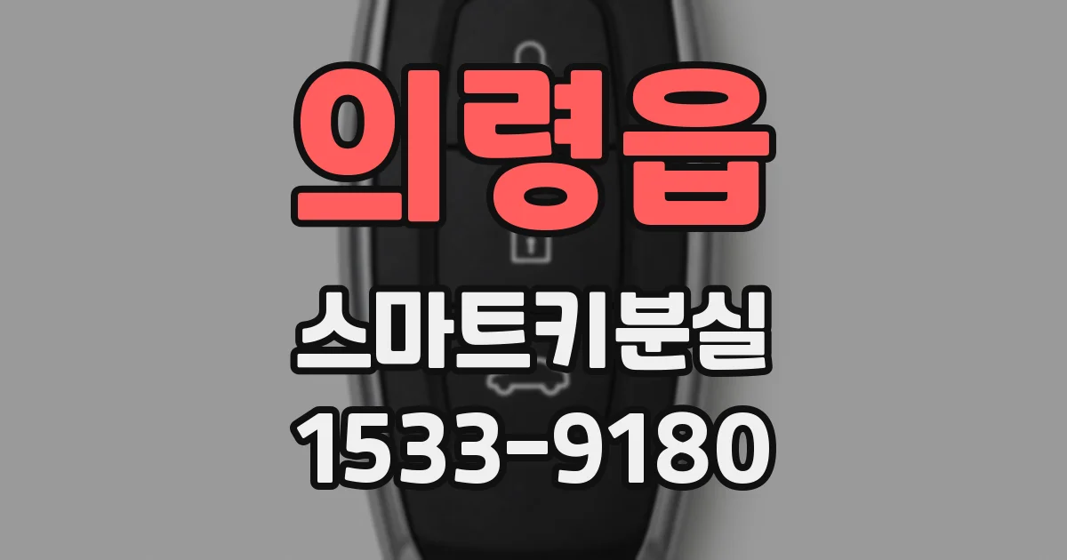 의령읍 스마트키분실