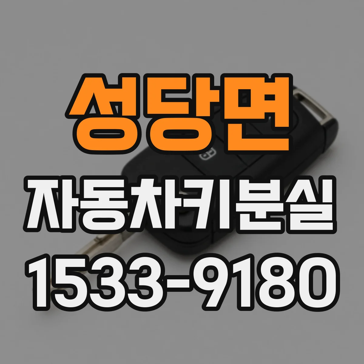 성당면 자동차키분실