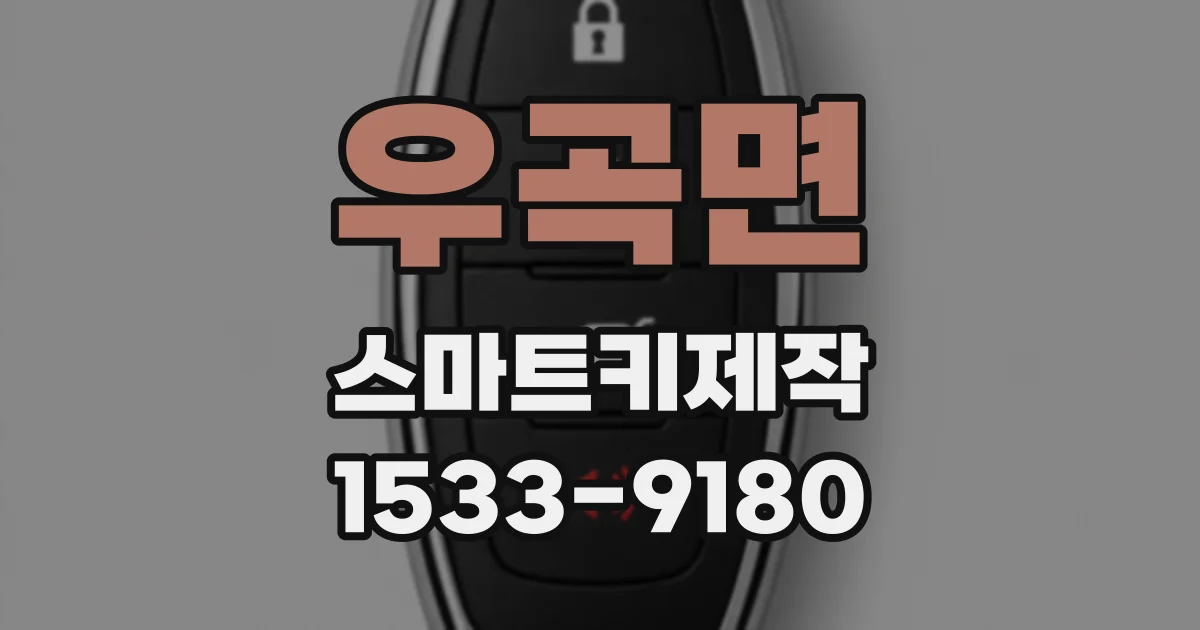 우곡면 스마트키제작