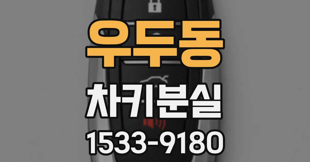 우두동 차키분실