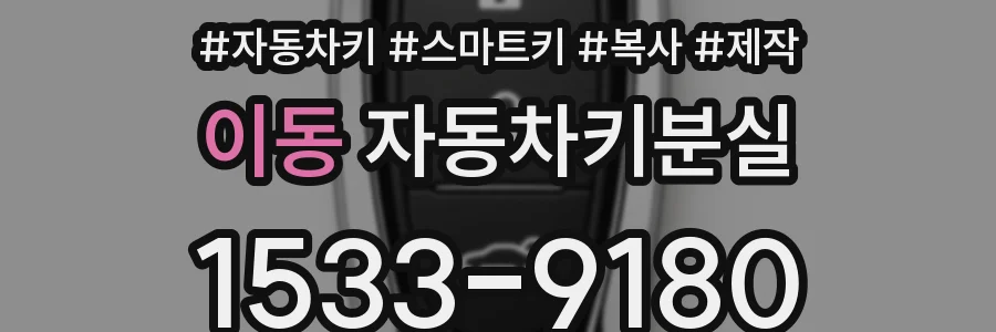 이동 자동차키분실