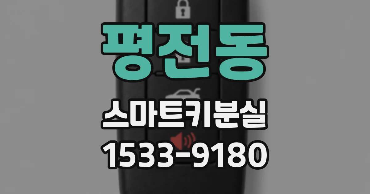 평전동 스마트키분실