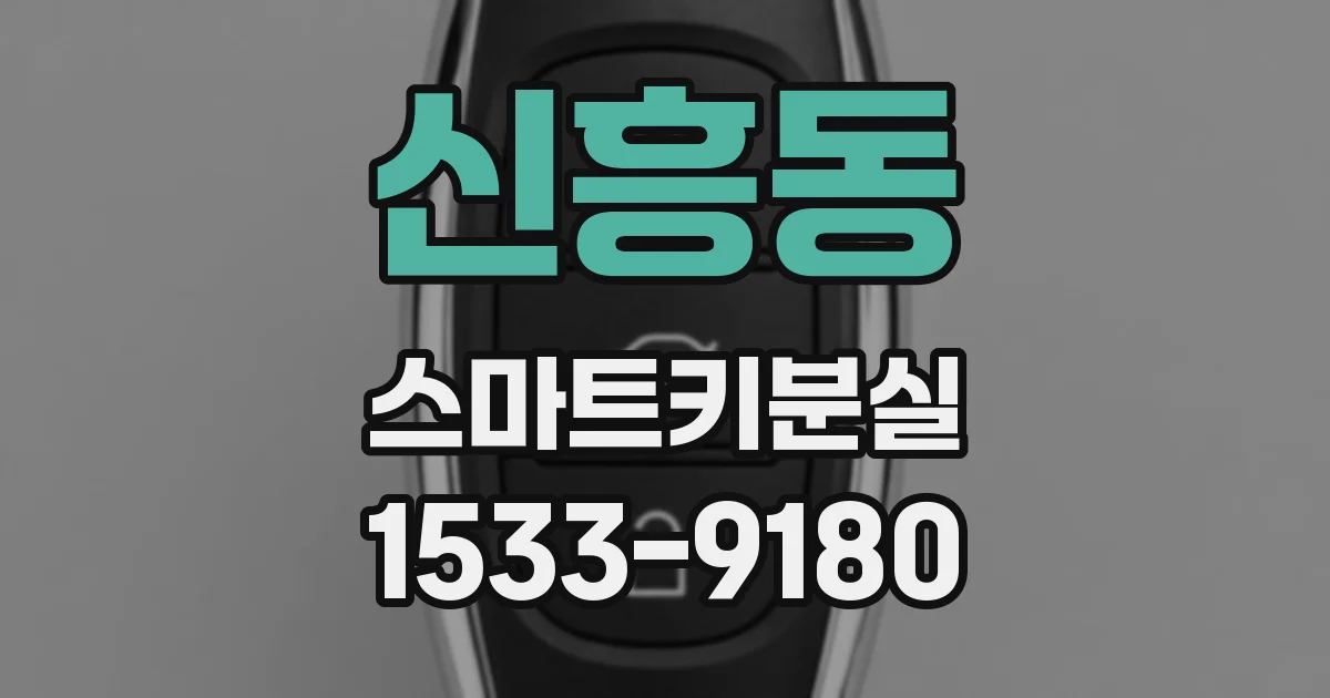신흥동 스마트키분실