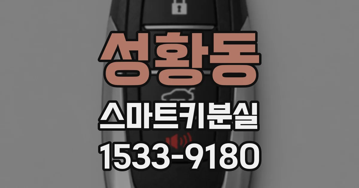 성황동 스마트키분실