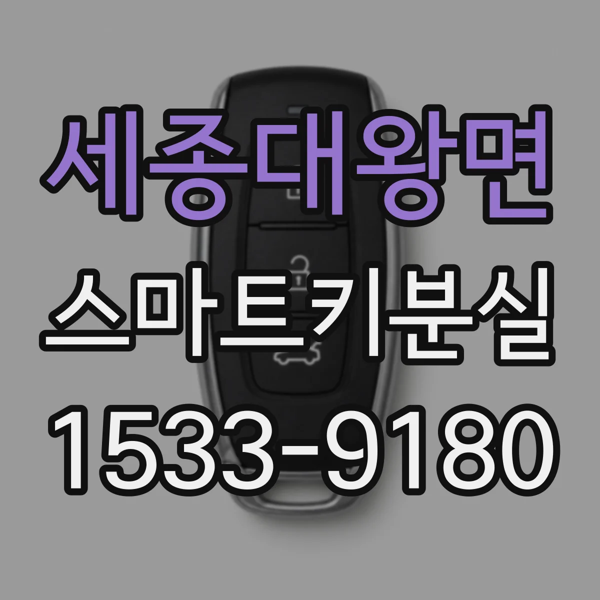 세종대왕면 스마트키분실