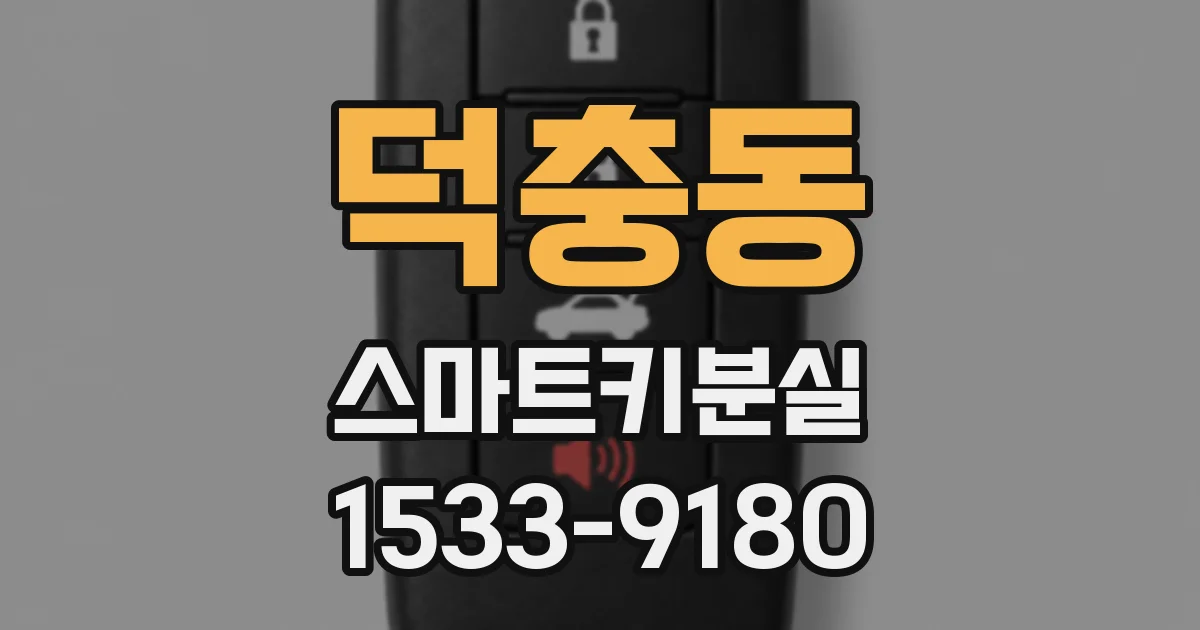 덕충동 스마트키분실