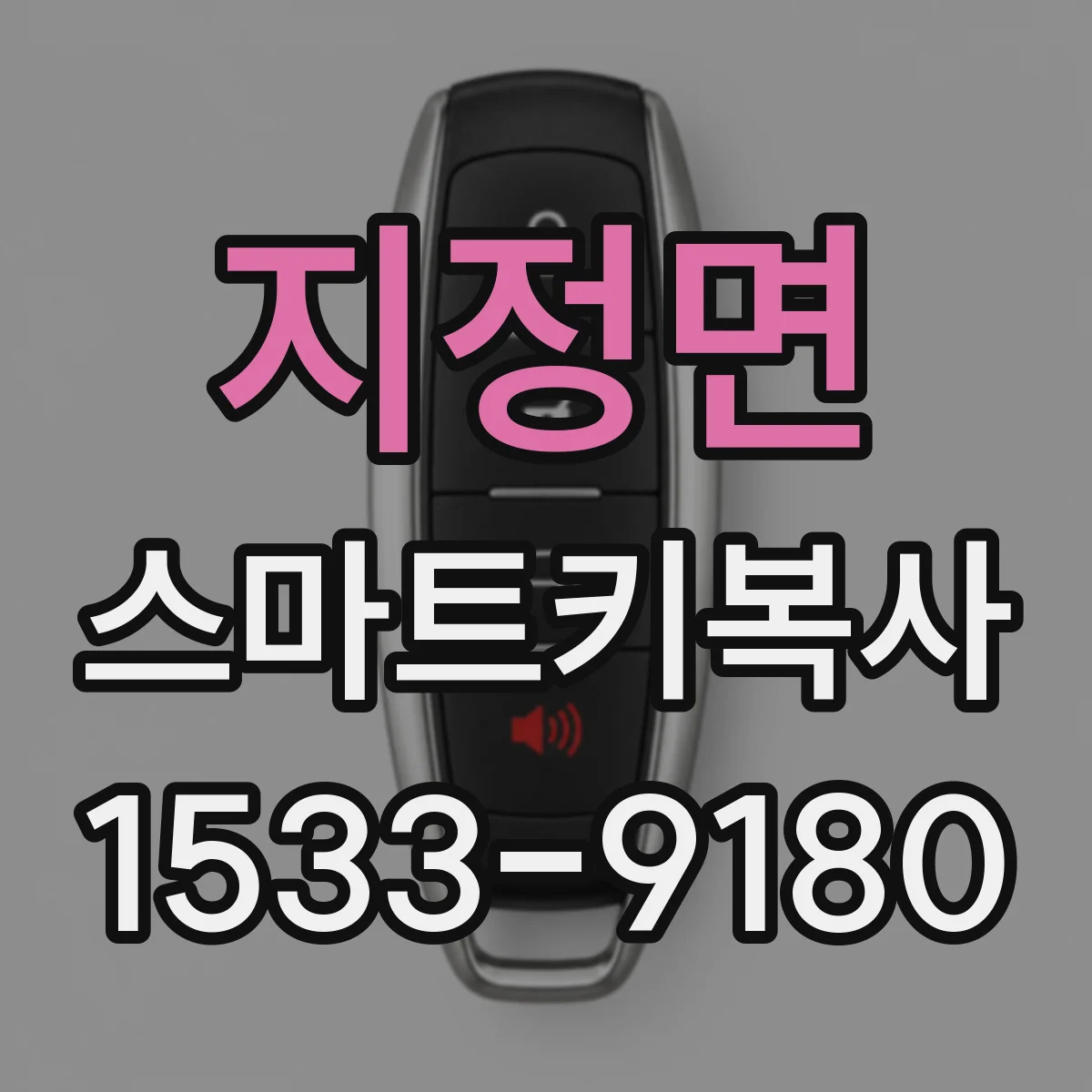 지정면 스마트키복사