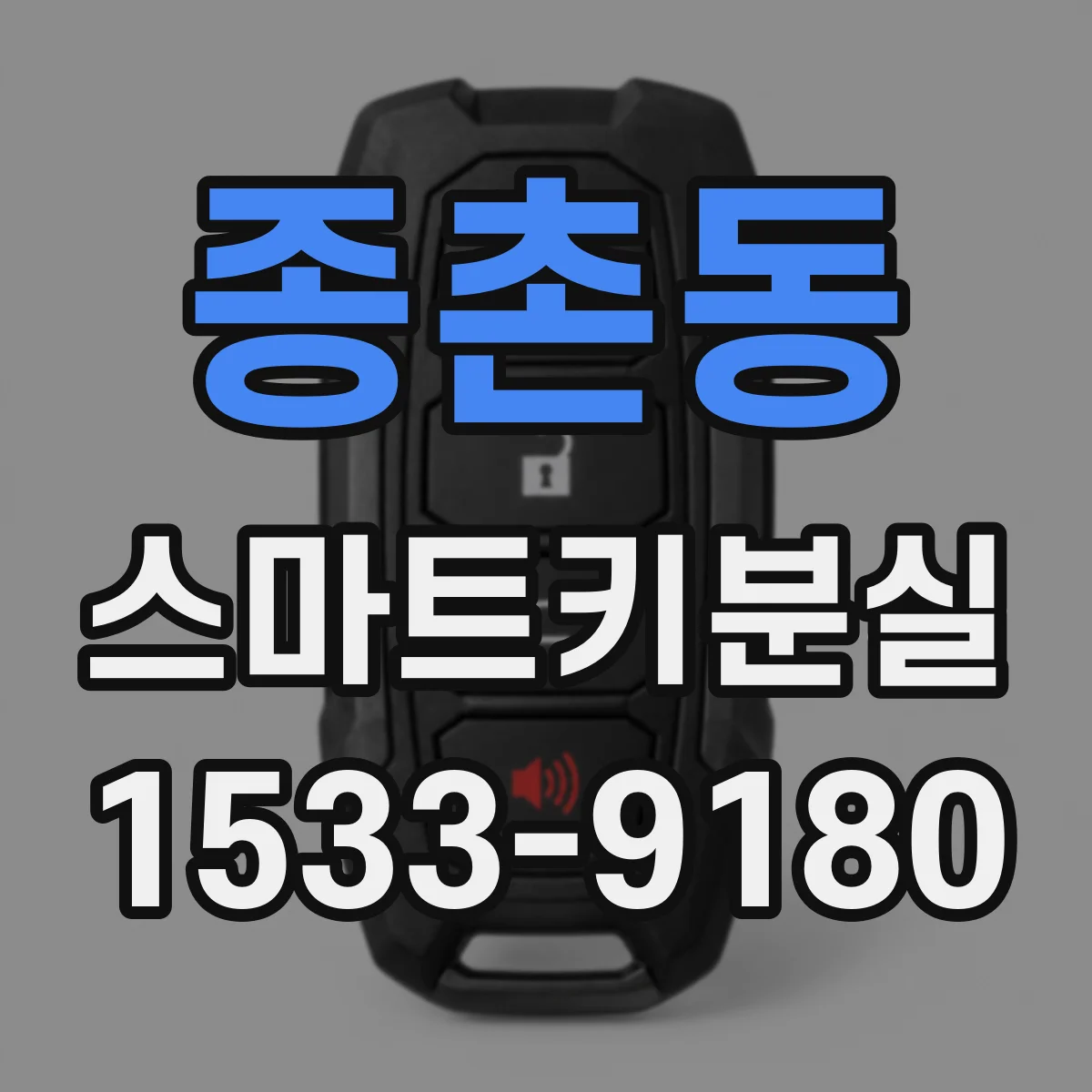 종촌동 스마트키분실