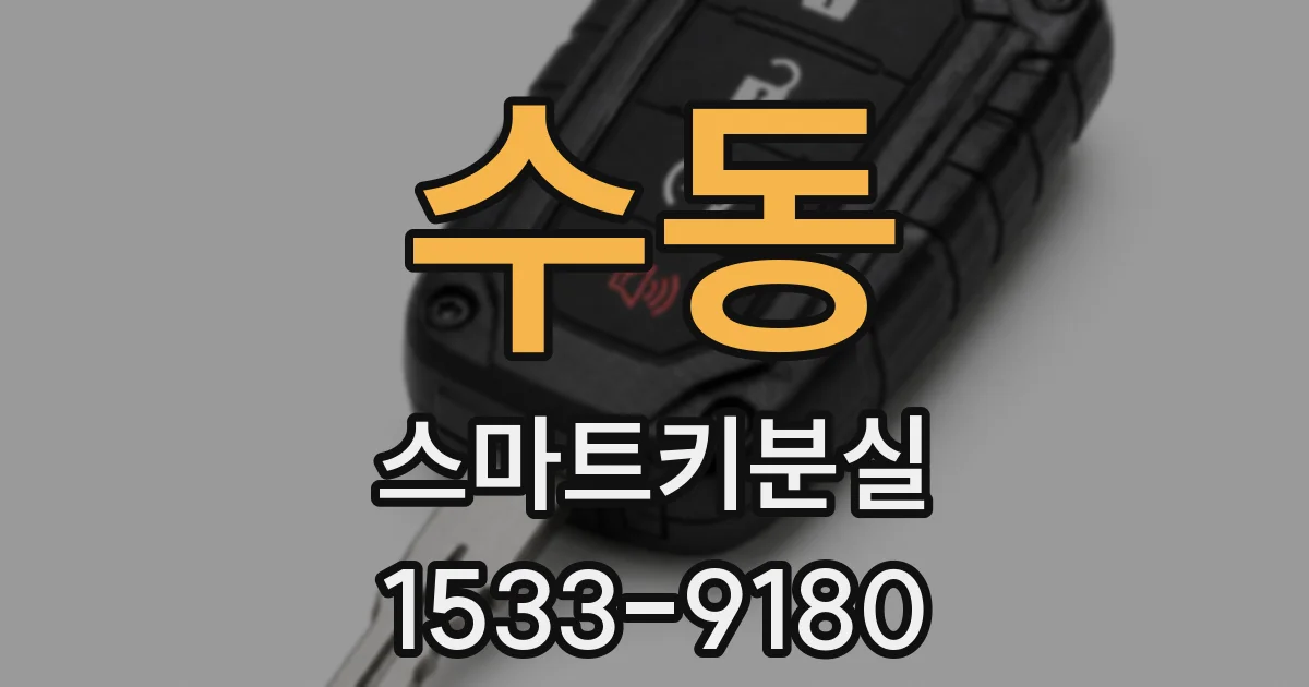 수동 스마트키분실