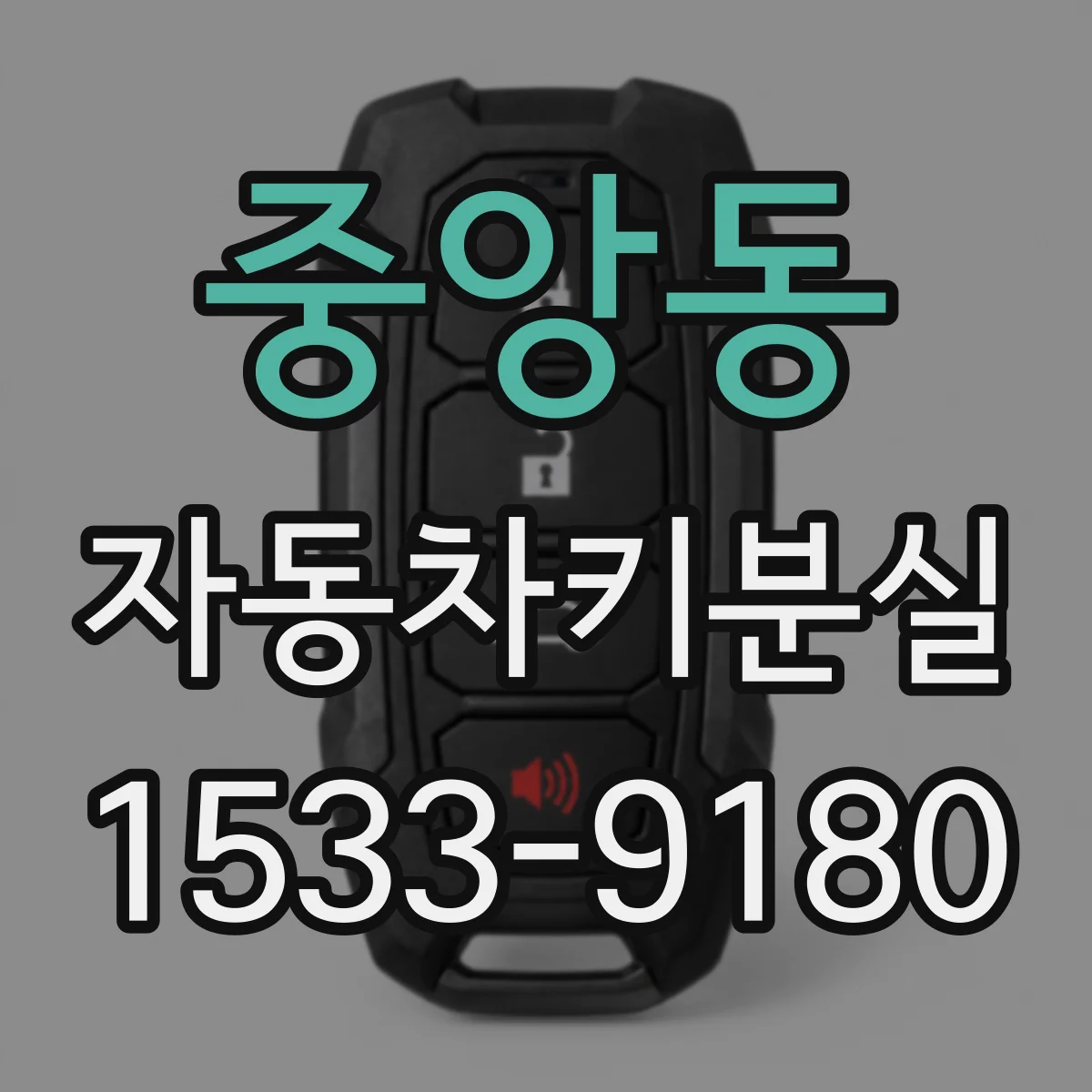 중앙동 자동차키분실