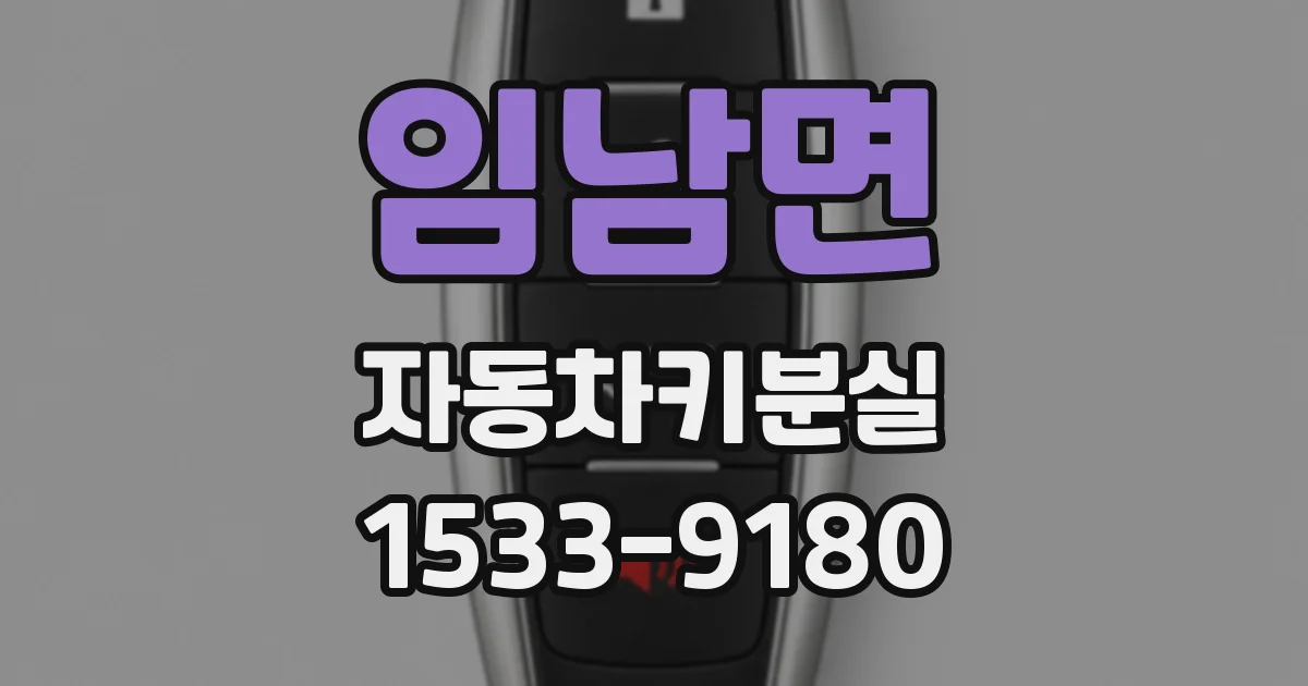 임남면 자동차키분실