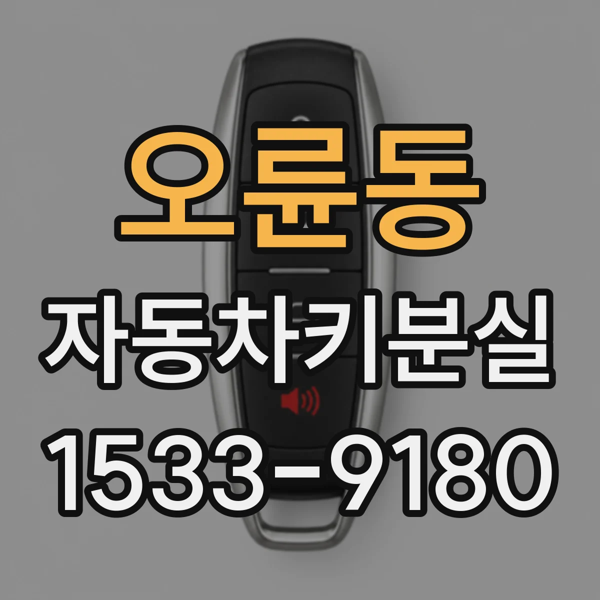 오륜동 자동차키분실