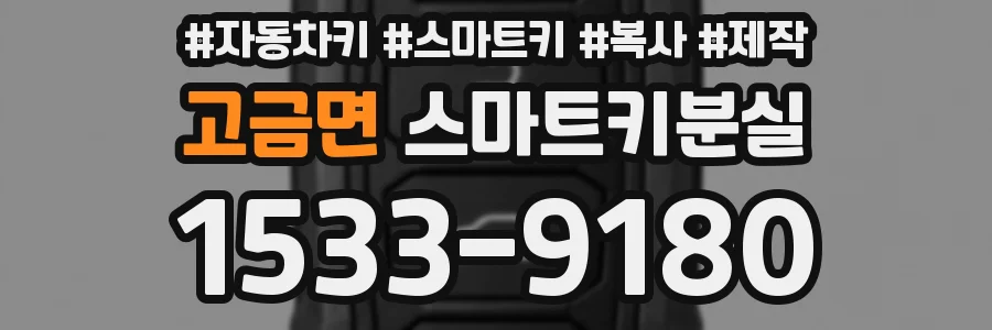 고금면 스마트키분실