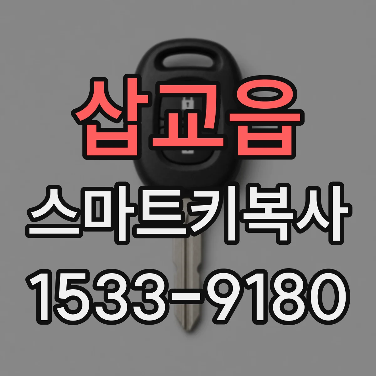 삽교읍 스마트키복사