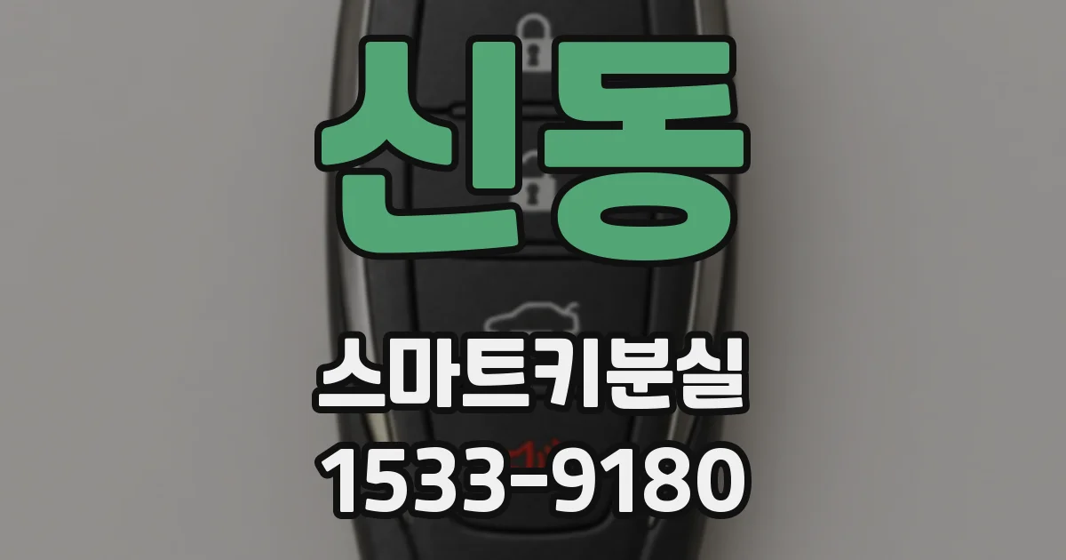 신동 스마트키분실