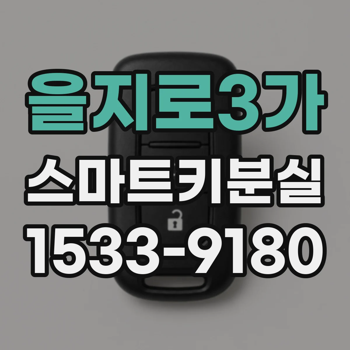 을지로3가 스마트키분실