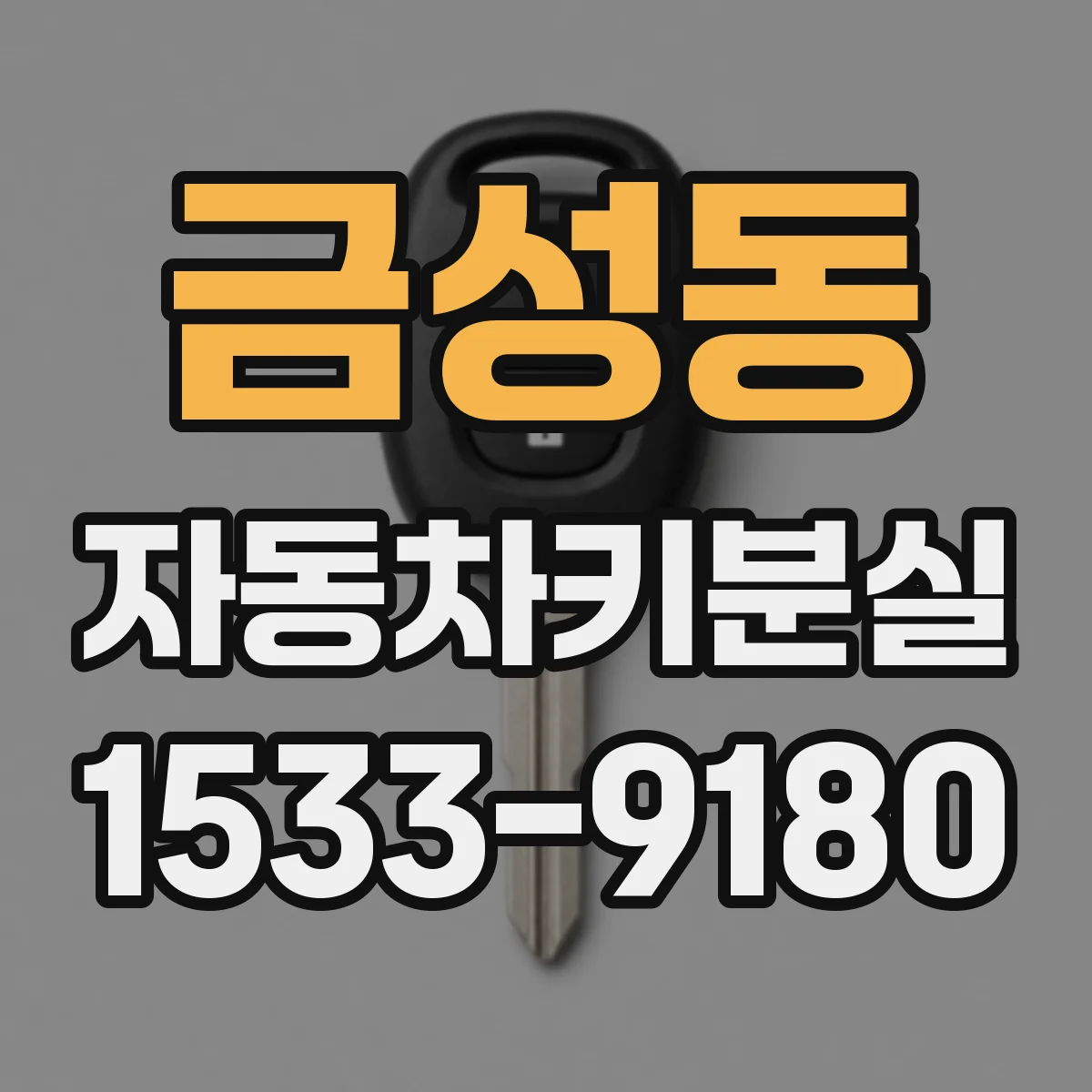 금성동 자동차키분실
