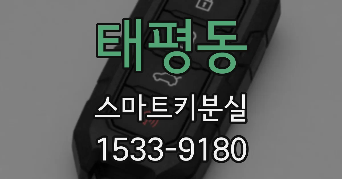 태평동 스마트키분실