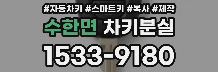 수한면 차키분실