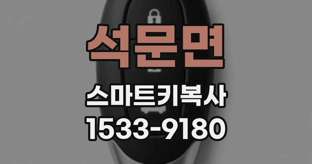 석문면 스마트키복사