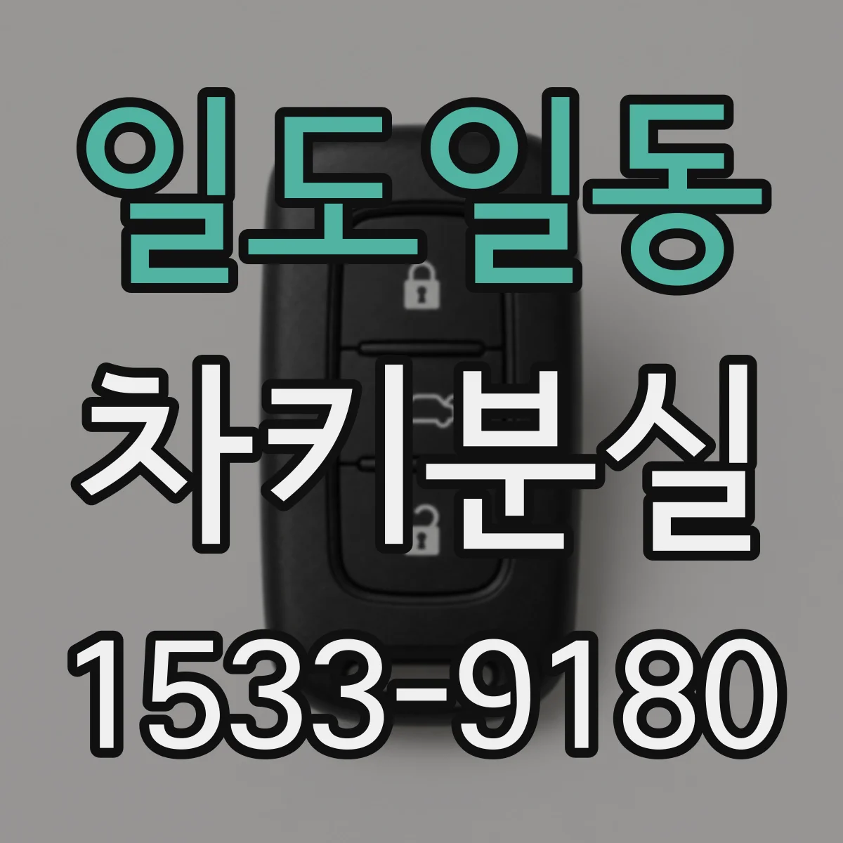 일도일동 차키분실