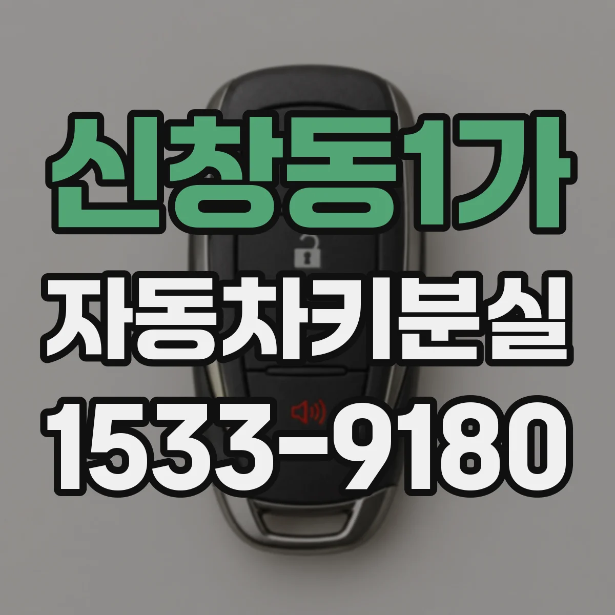 신창동1가 자동차키분실
