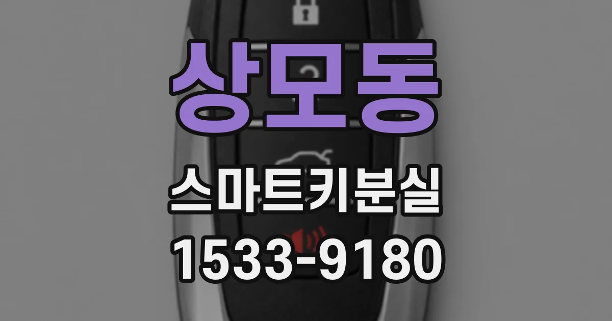 상모동 스마트키분실