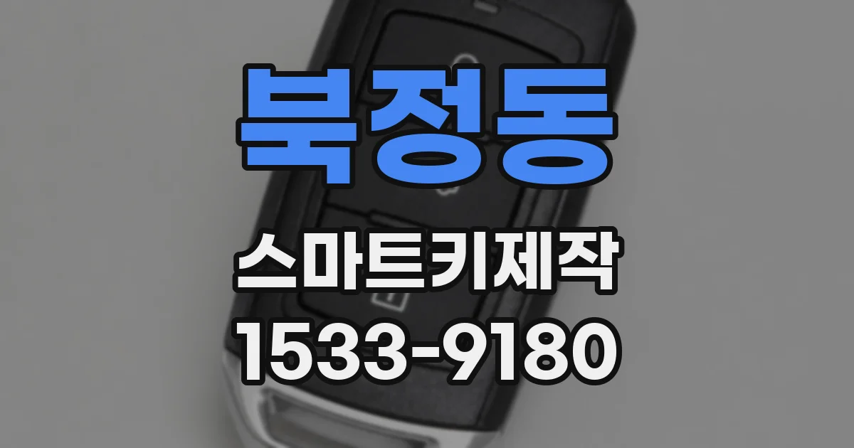 북정동 스마트키제작